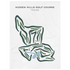 Hidden Hills Golf Course, Texas - Printed Golf Courses
