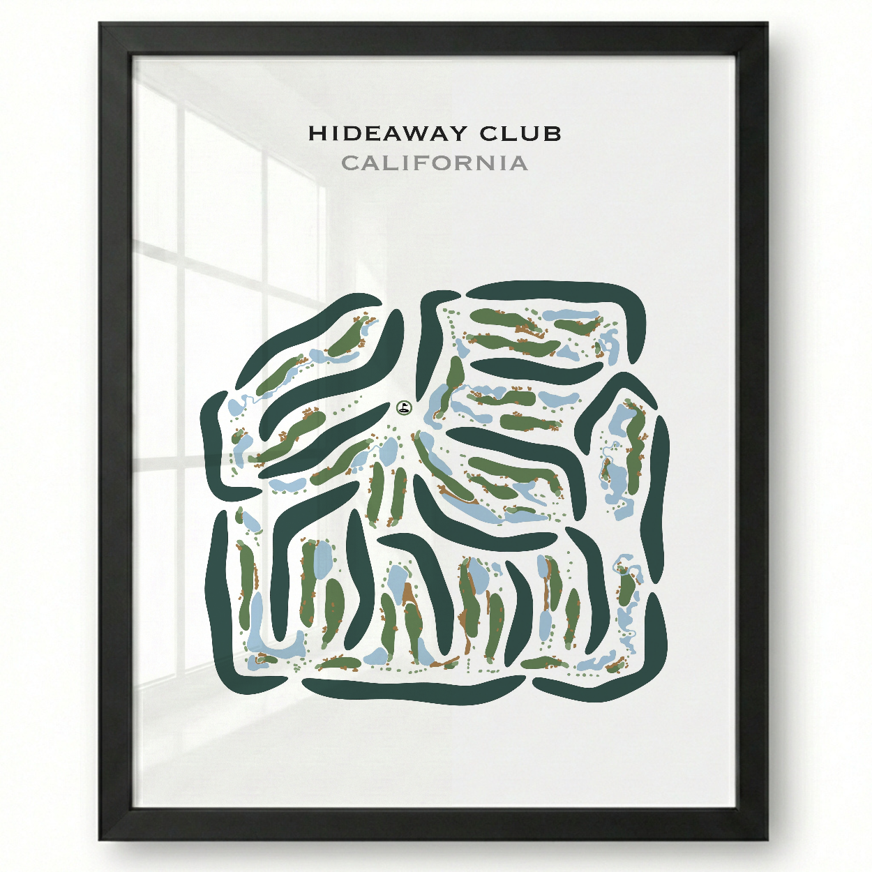 Hideaway Club, California - Printed Golf Courses