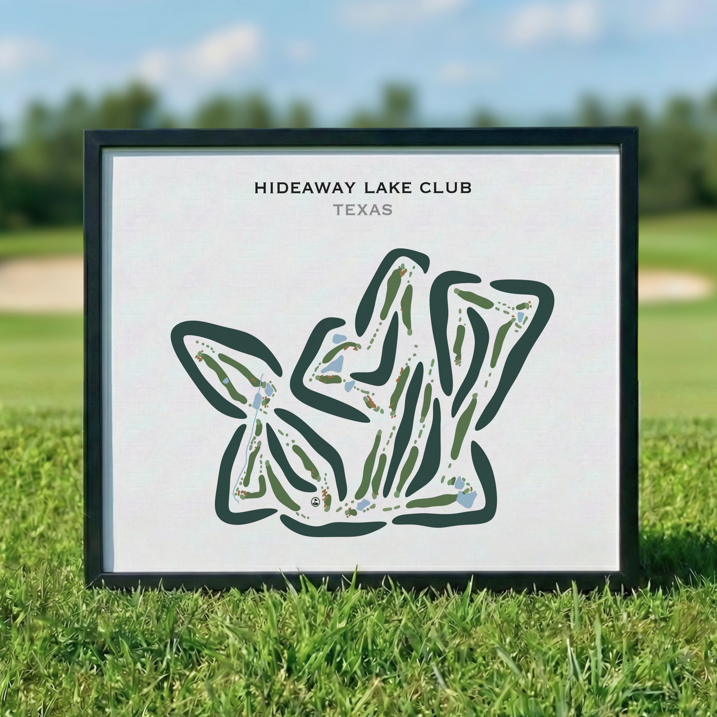Hideaway Lake Club, Texas - Printed Golf Courses