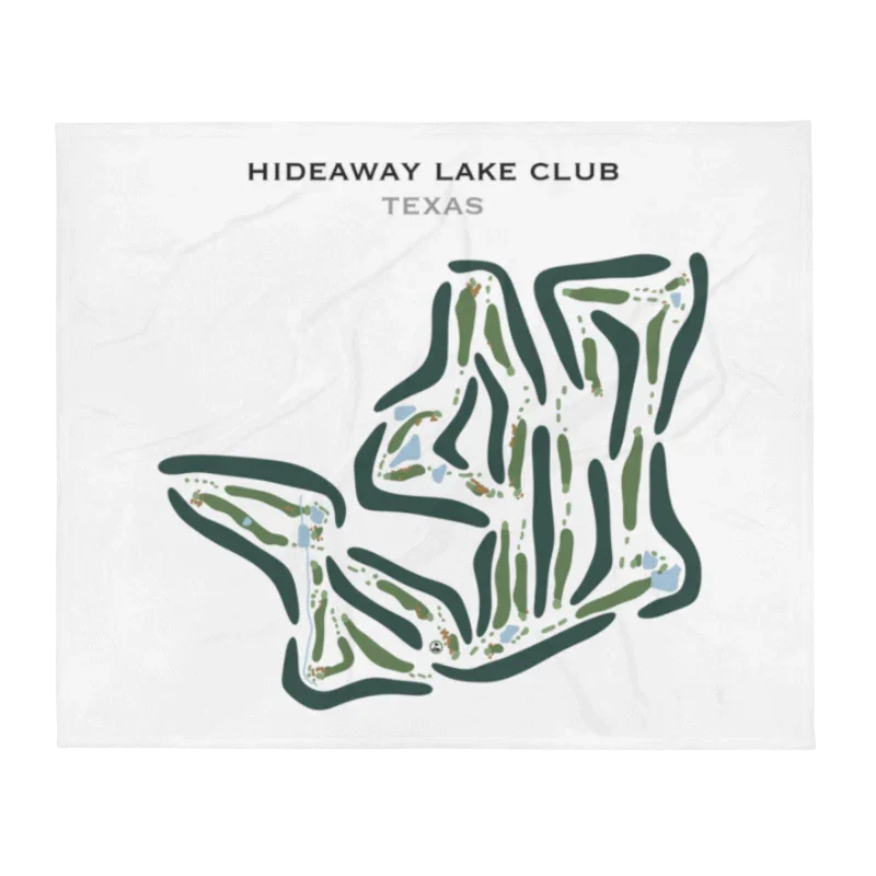Hideaway Lake Club, Texas - Printed Golf Courses