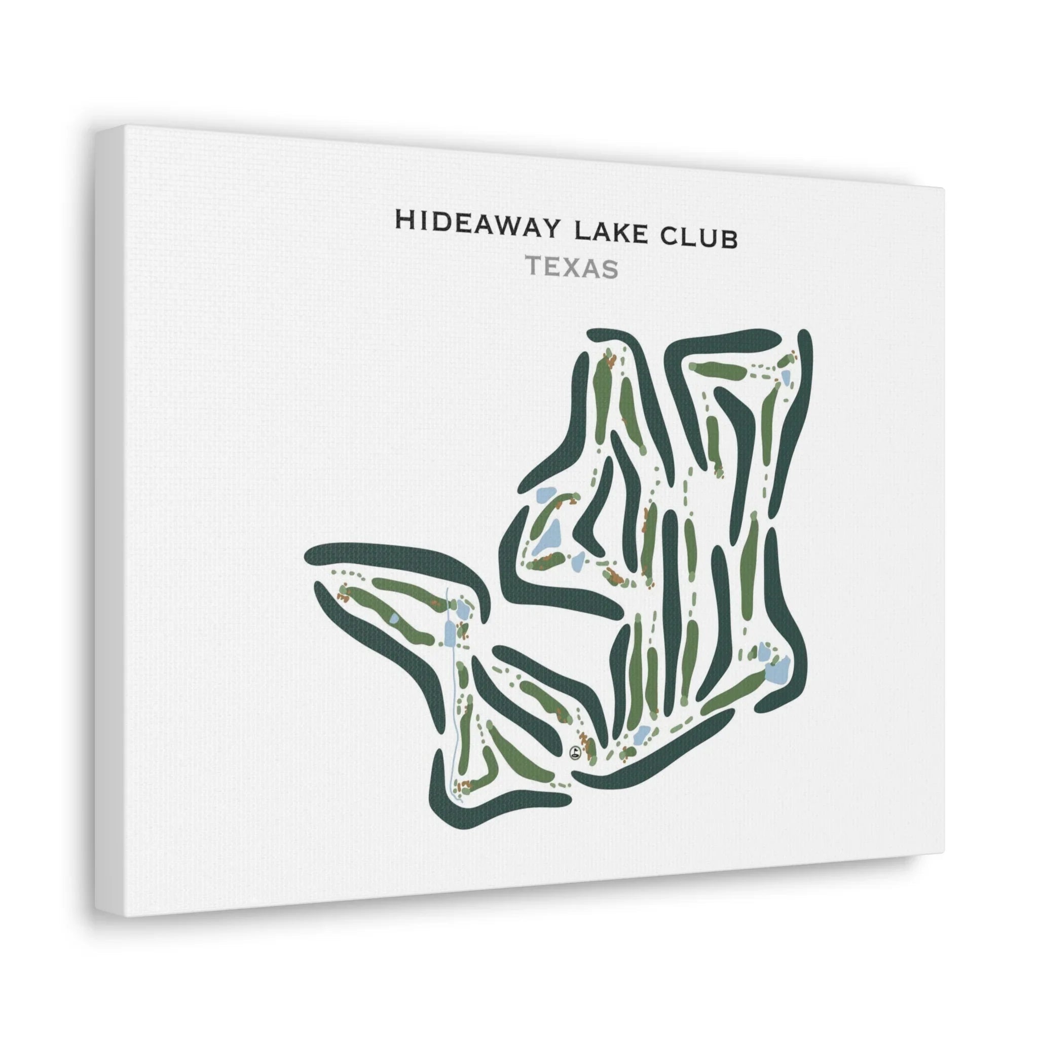 Hideaway Lake Club, Texas - Printed Golf Courses