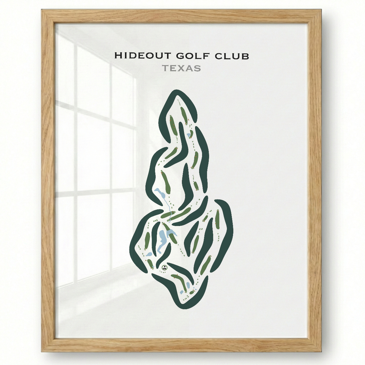 Hideout Golf Club, Texas - Printed Golf Courses