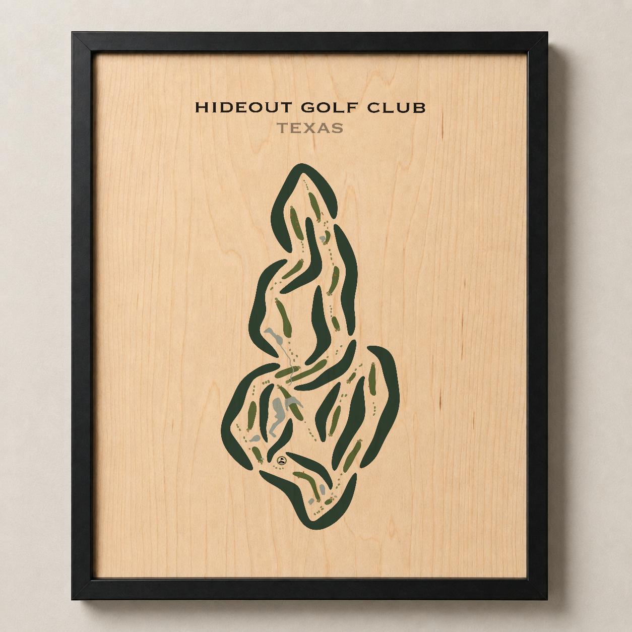 Hideout Golf Club, Texas - Printed Golf Courses