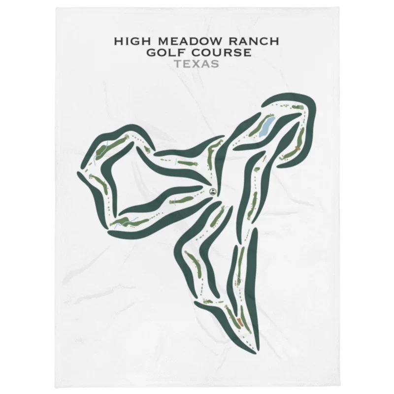 High Meadow Ranch Golf Course, Texas - Printed Golf Courses