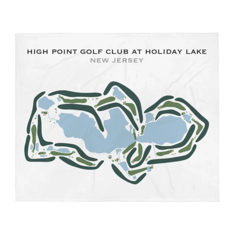 High Point Golf Club at Holiday Lake, New Jersey - Printed Golf Courses
