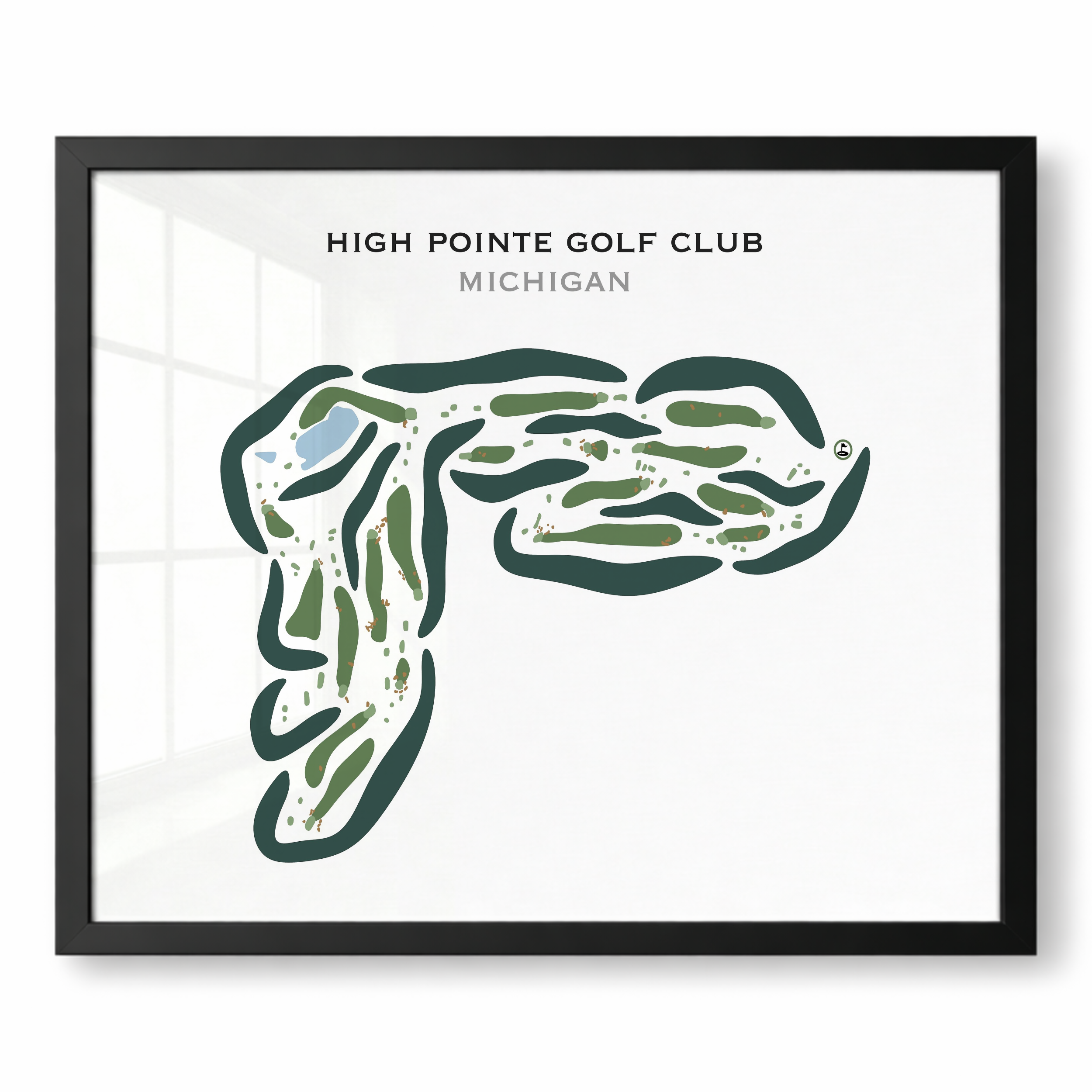 High Pointe Golf Club, Michigan - Printed Golf Courses