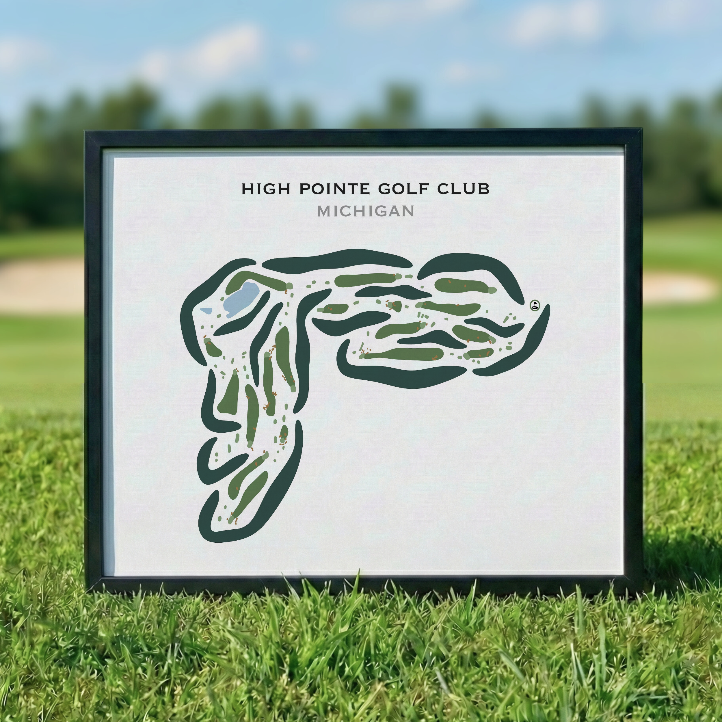 High Pointe Golf Club, Michigan - Printed Golf Courses
