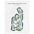 High Ridge Country Club, Florida - Printed Golf Course