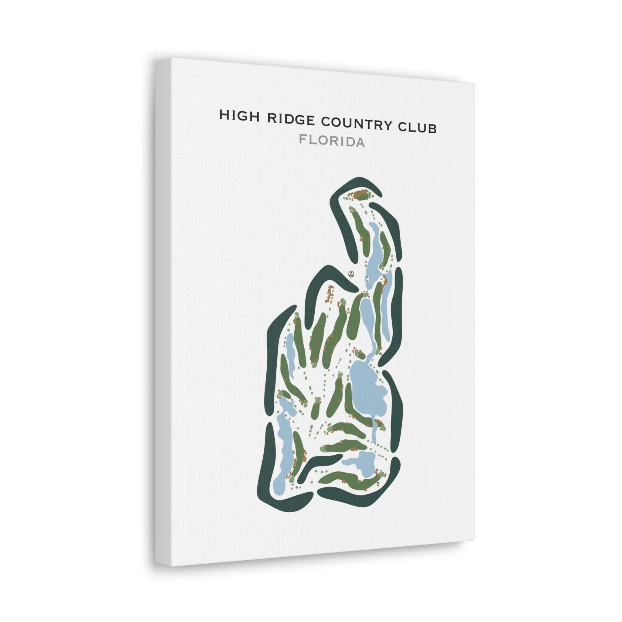 High Ridge Country Club, Florida - Printed Golf Course
