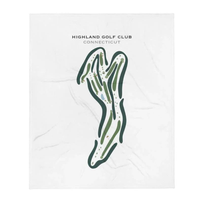 Highland Golf Club, Connecticut - Printed Golf Courses