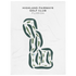 Highland Fairways Golf Club, Florida - Printed Golf Courses