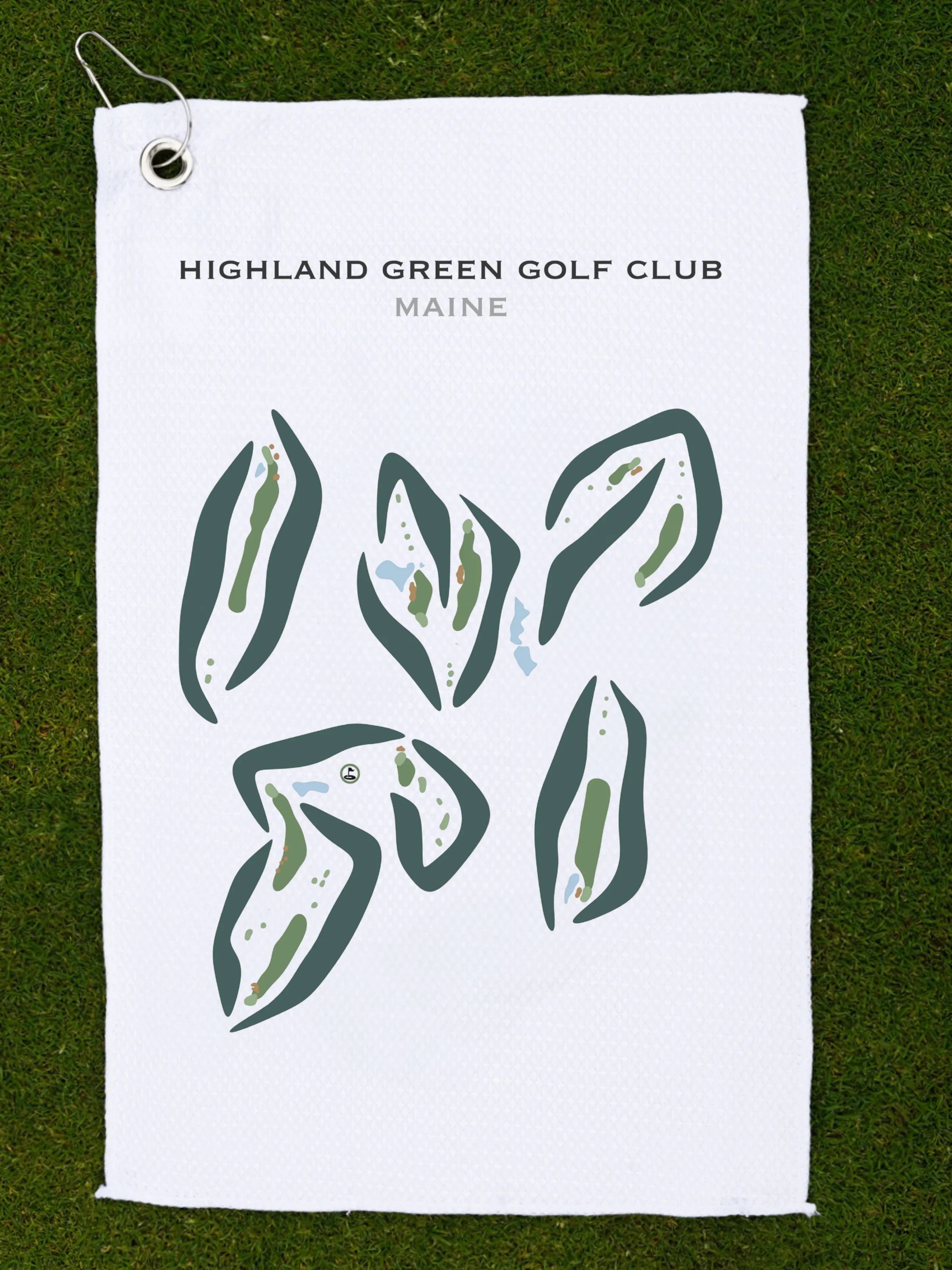 Highland Green Golf Club, Maine - Printed Golf Courses