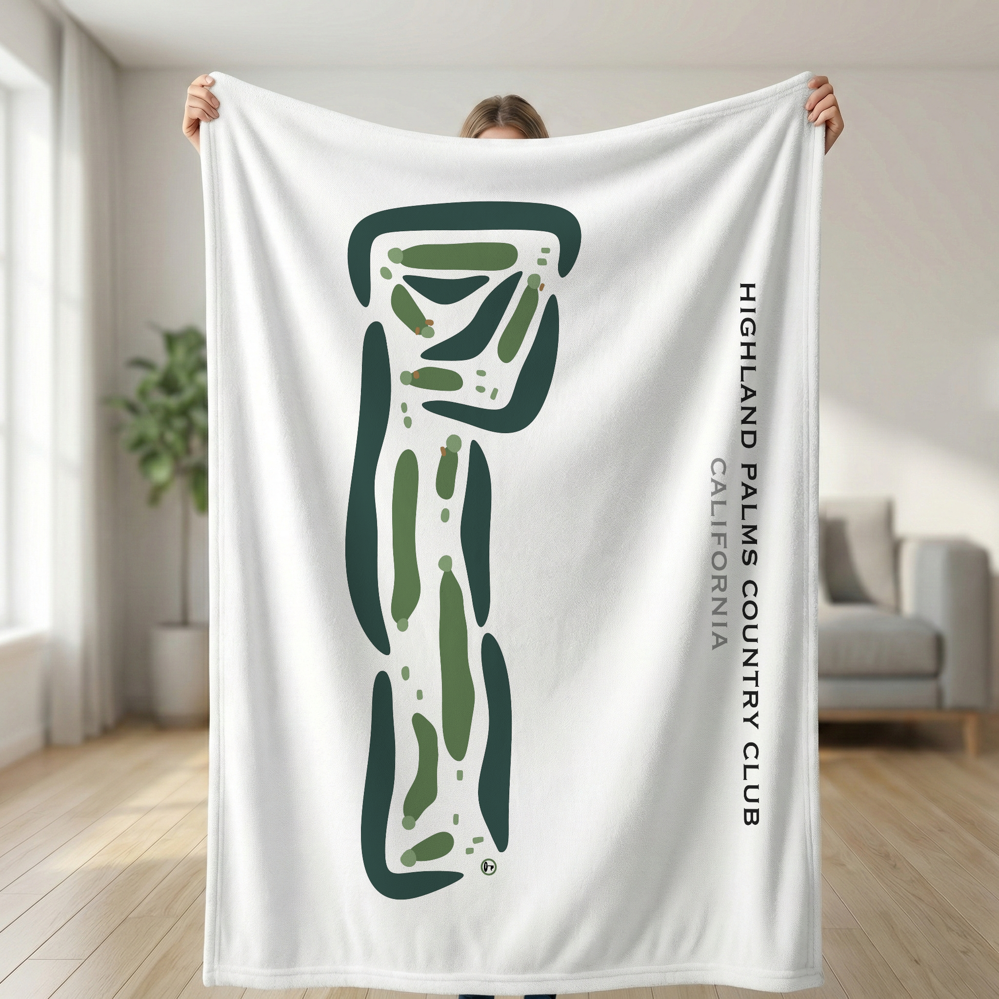 Highland Palms Country Club, California - Printed Golf Courses