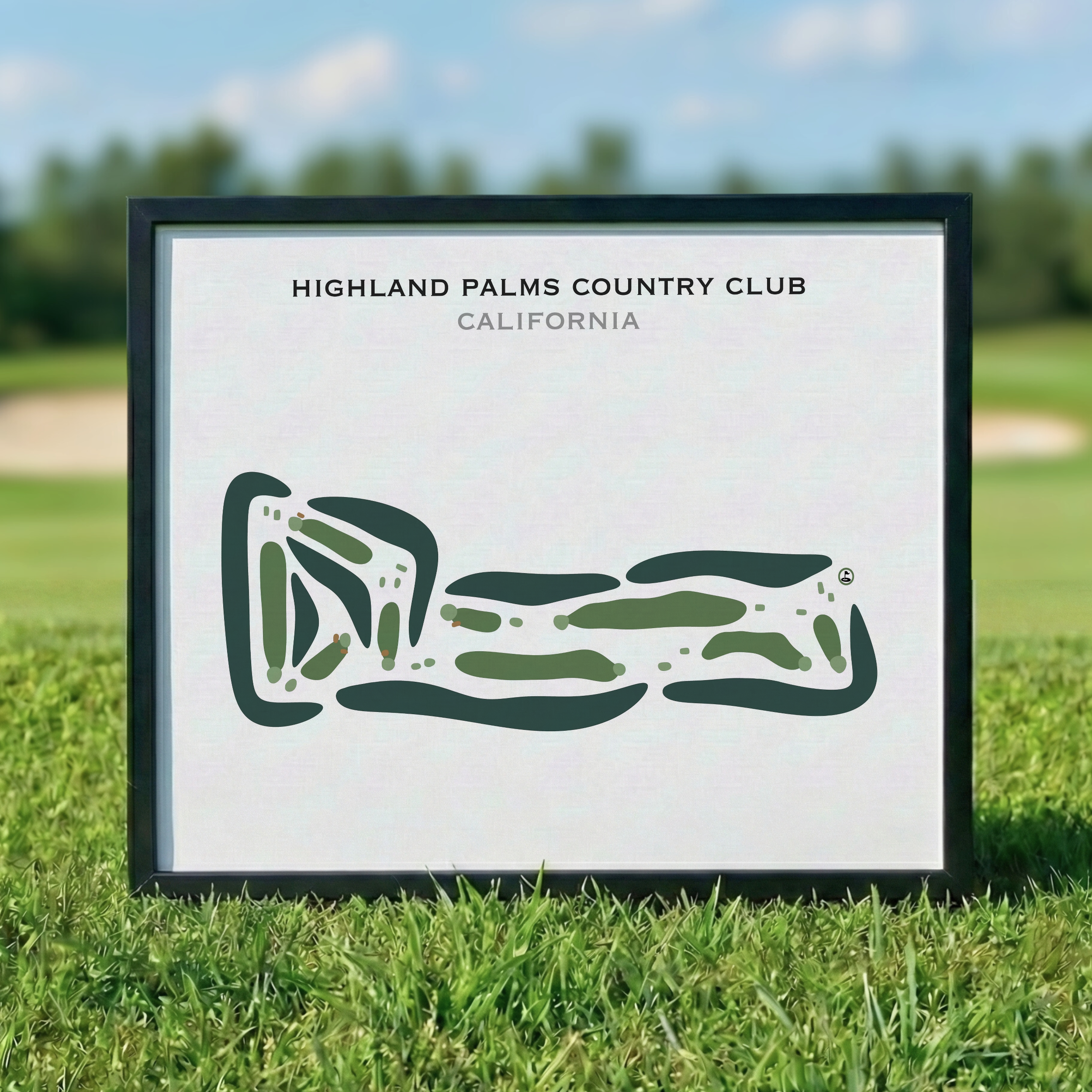 Highland Palms Country Club, California - Printed Golf Courses