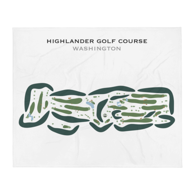 Highlander Golf Course, Washington - Printed Golf Courses