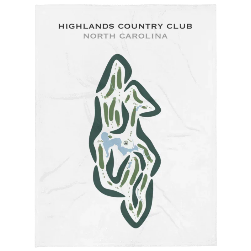 Highlands Country Club, North Carolina - Printed Golf Courses