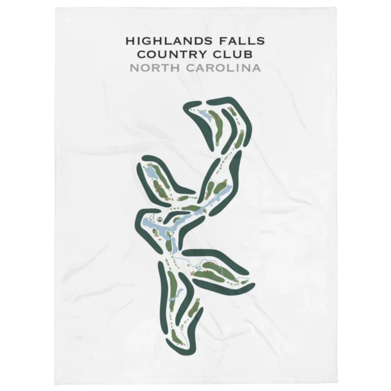 Highlands Falls Country Club, North Carolina - Printed Golf Courses
