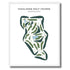 Highlands Golf Course, Nebraska - Printed Golf Courses
