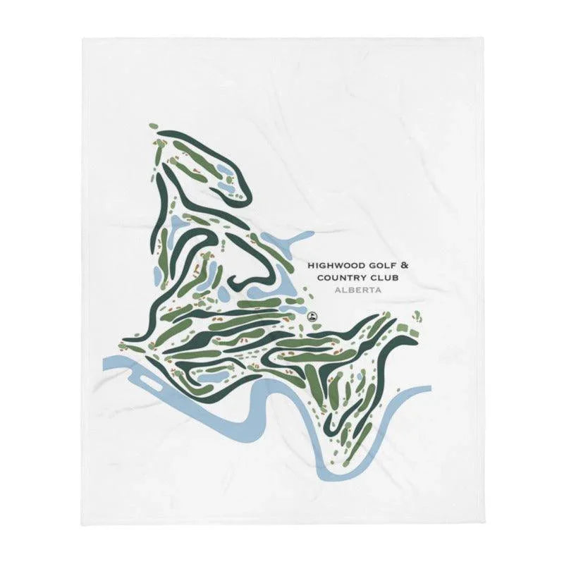 Highwood Golf & Country Club, Alberta - Printed Golf Courses