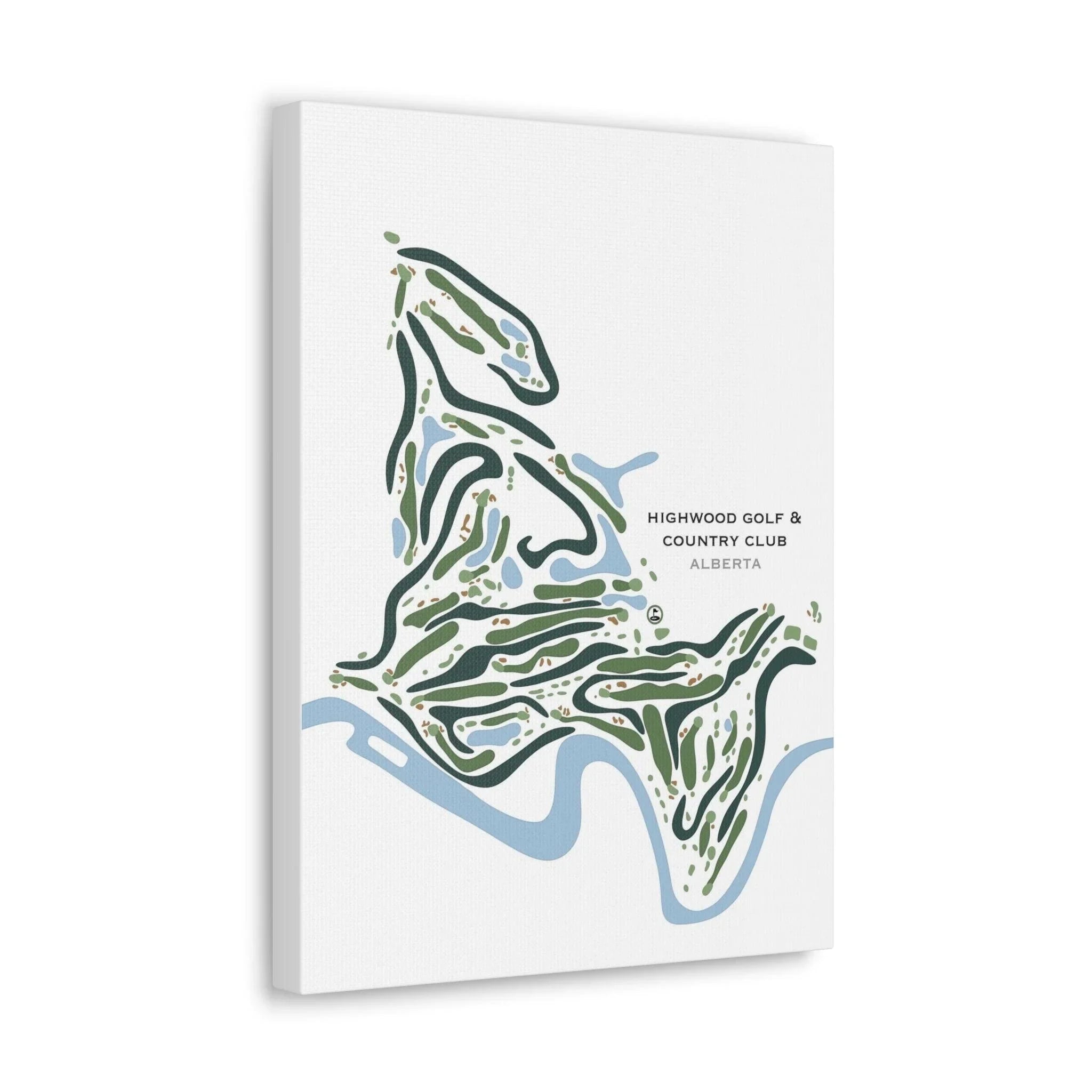 Highwood Golf & Country Club, Alberta - Printed Golf Courses