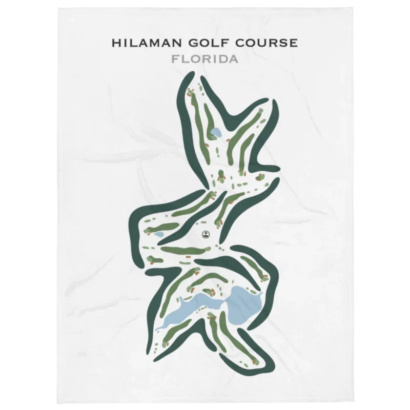 Hilaman Golf Course, Florida - Printed Golf Courses