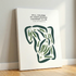 Hill Course at Castlewood Country Club, California - Printed Golf Courses