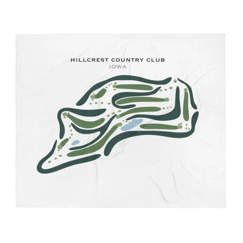 Hillcrest Country Club, Iowa - Printed Golf Courses