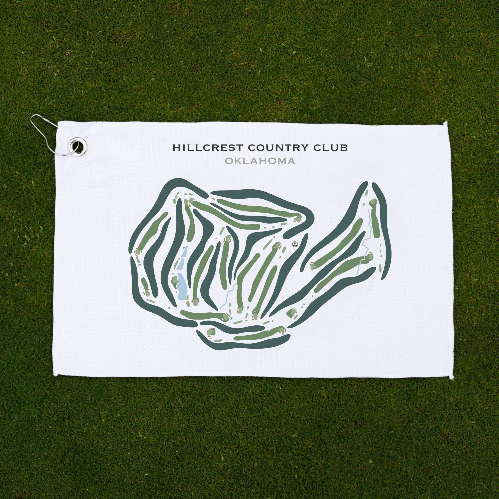 Hillcrest Country Club, Oklahoma - Printed Golf Courses
