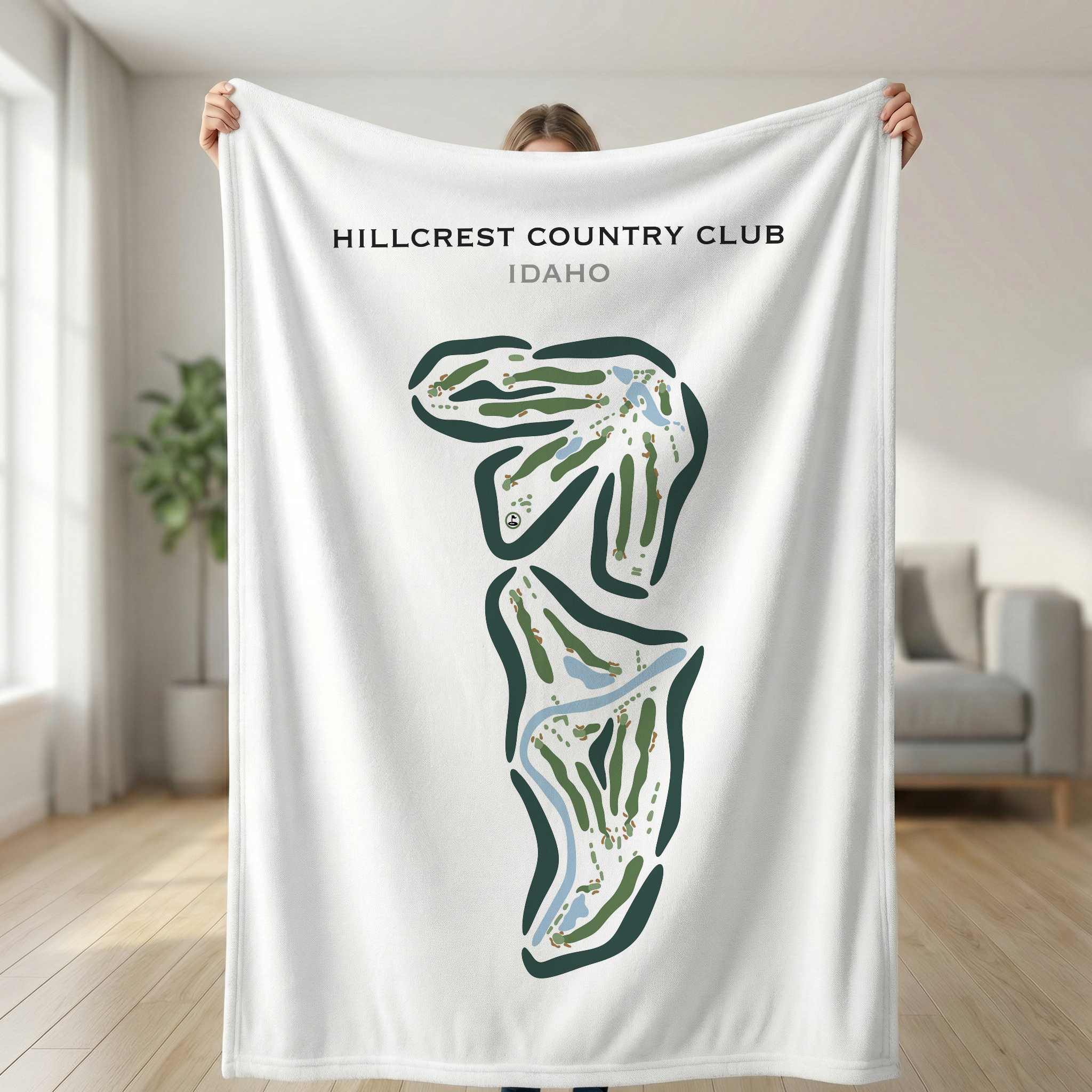 Hillcrest Country Club, Idaho - Printed Golf Courses