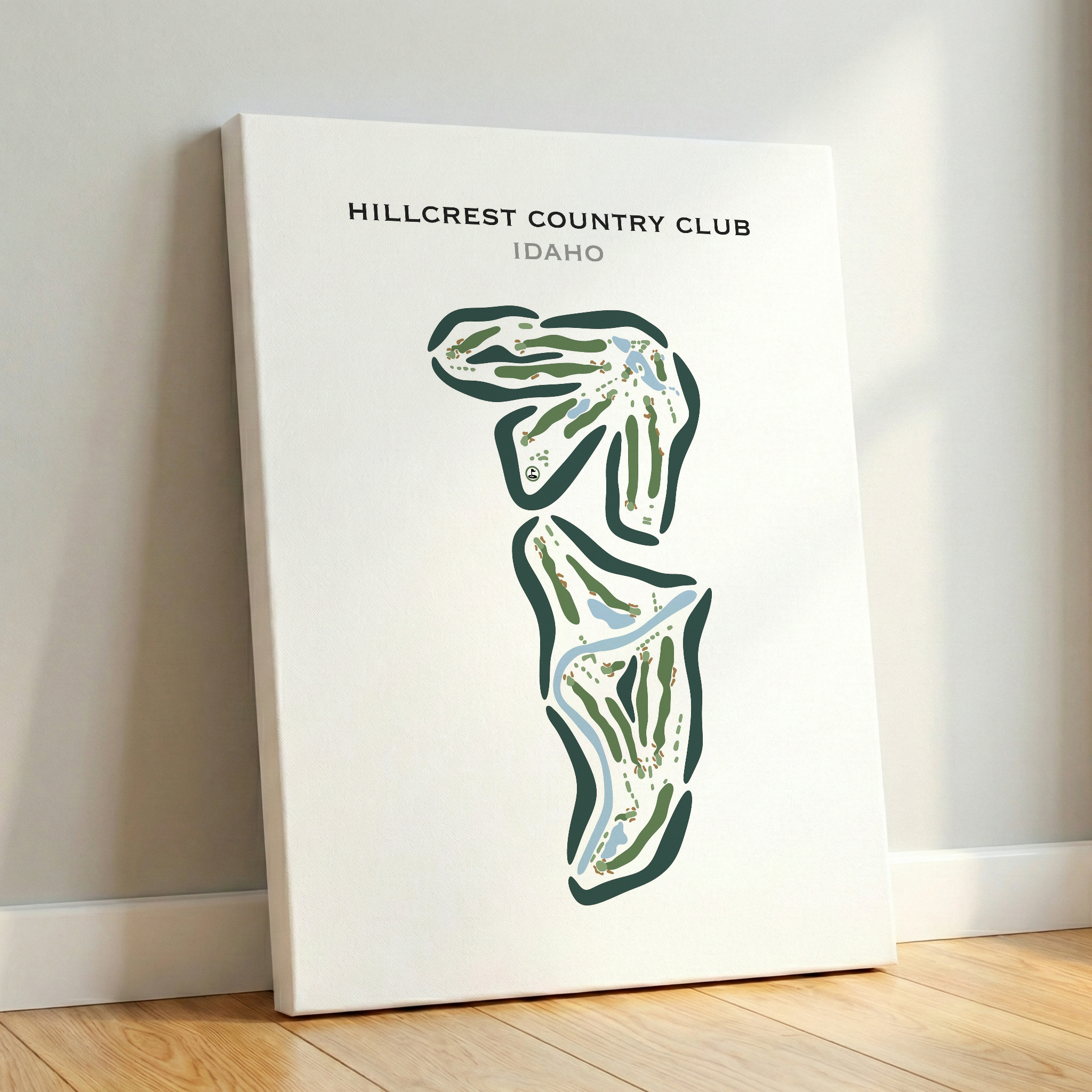 Hillcrest Country Club, Idaho - Printed Golf Courses