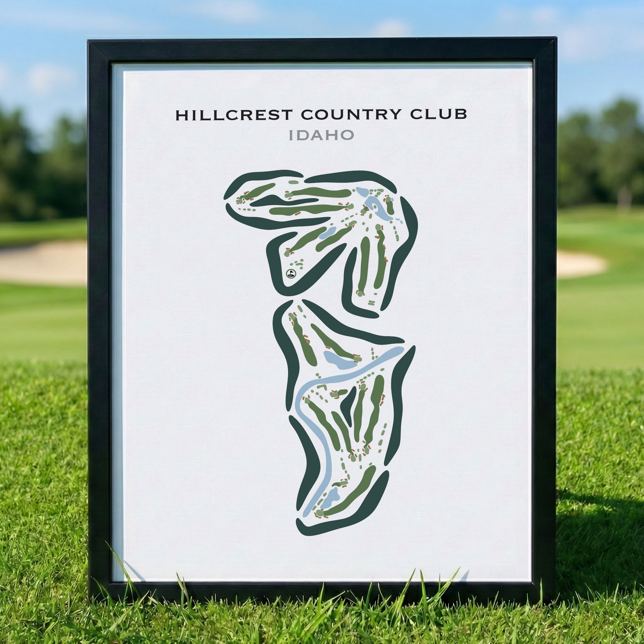 Hillcrest Country Club, Idaho - Printed Golf Courses