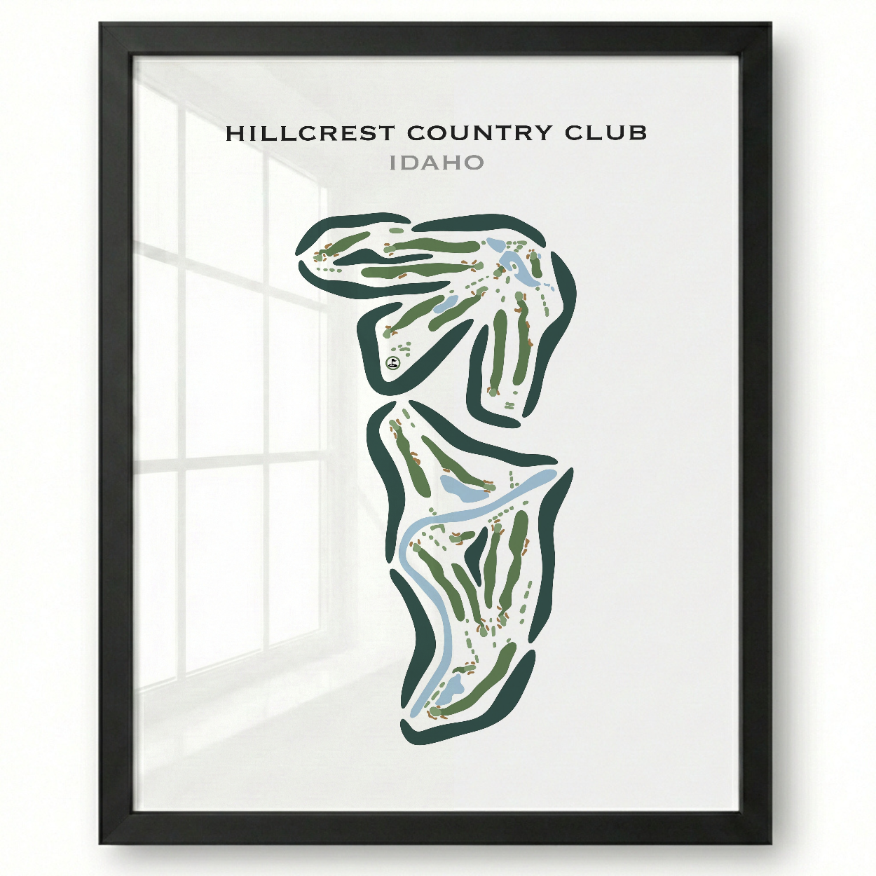 Hillcrest Country Club, Idaho - Printed Golf Courses