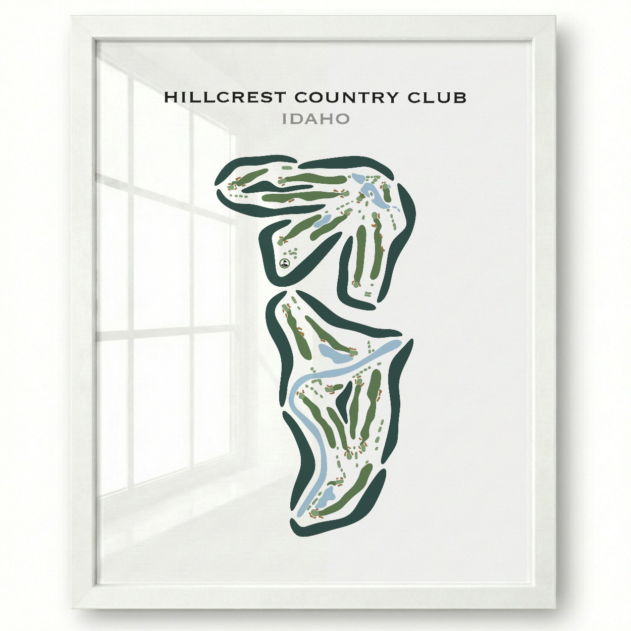 Hillcrest Country Club, Idaho - Printed Golf Courses
