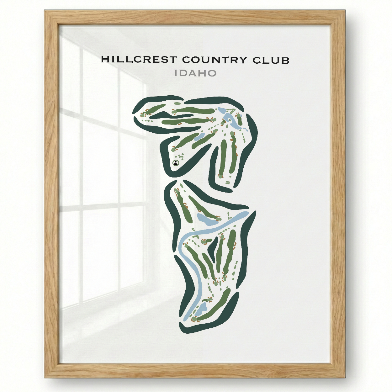 Hillcrest Country Club, Idaho - Printed Golf Courses