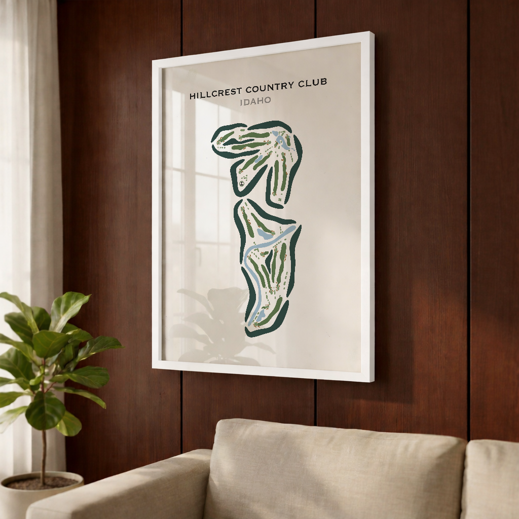 Hillcrest Country Club, Idaho - Printed Golf Courses