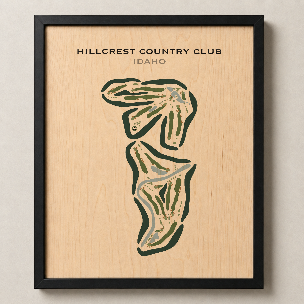 Hillcrest Country Club, Idaho - Printed Golf Courses