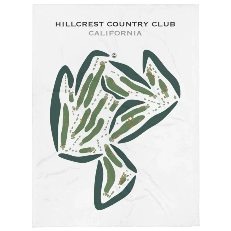 Hillcrest Country Club, California - Printed Golf Courses