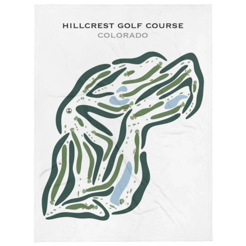 Hillcrest Golf Course, Durango Colorado - Printed Golf Courses