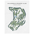 Hillendale Country Club, Maryland - Printed Golf Course