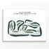 Hills Course at Delaire Country Club, Florida - Printed Golf Courses