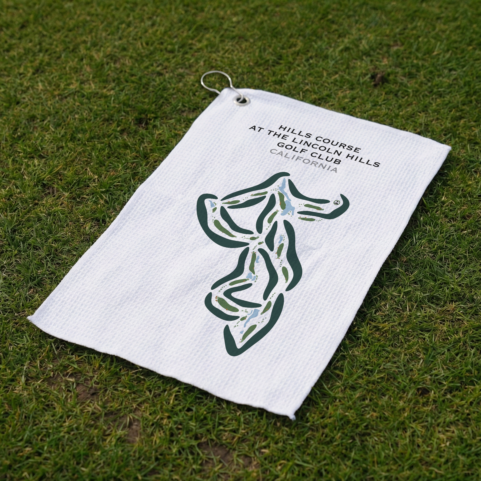 Hills Course at The Lincoln Hills Golf Club, California - Printed Golf Courses