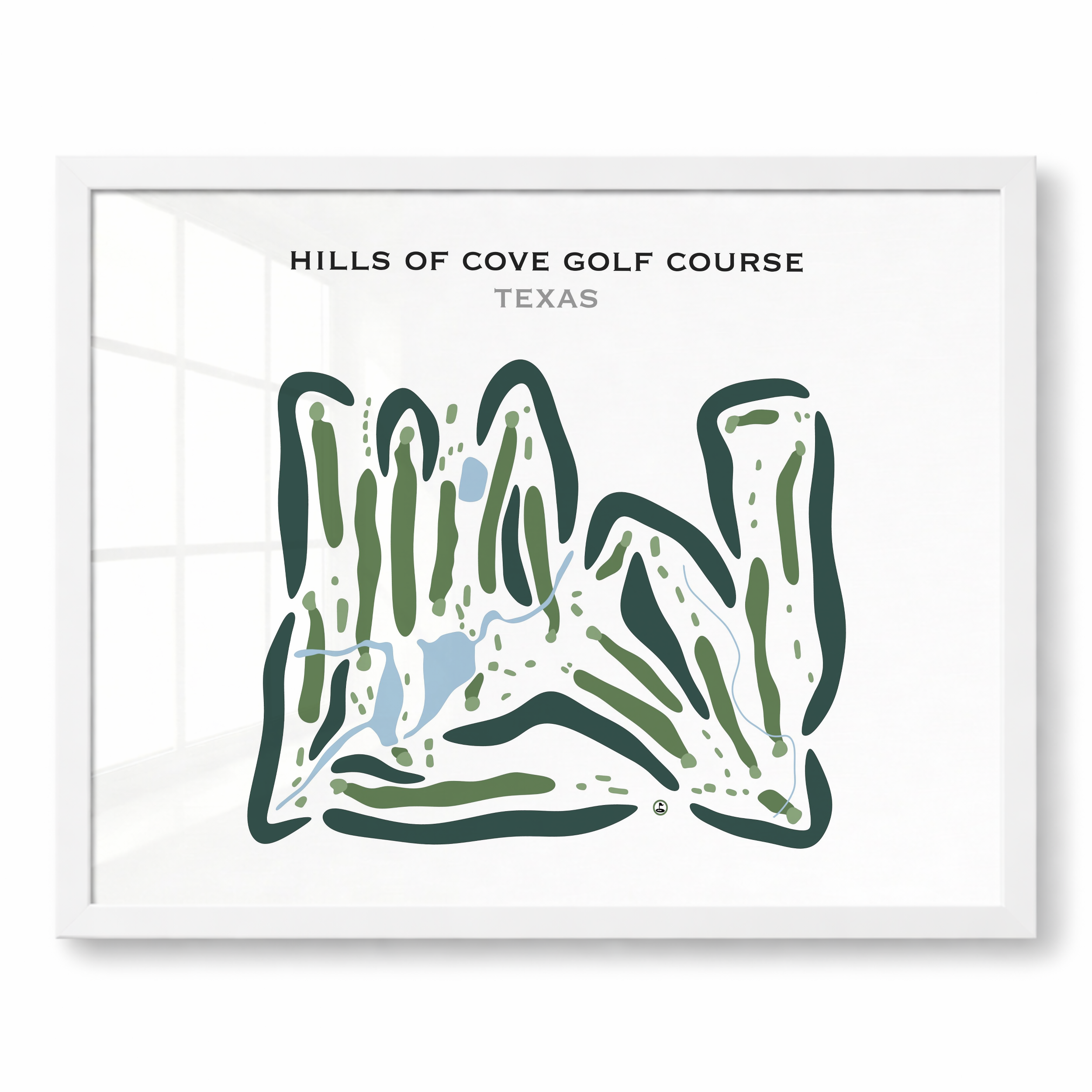 Hills of Cove Golf Course, Texas - Printed Golf Courses
