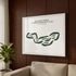 Hillside Course at Brentwood Golf Club, California - Printed Golf Courses