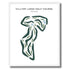 Hilltop Lakes Golf Course, Texas - Printed Golf Courses