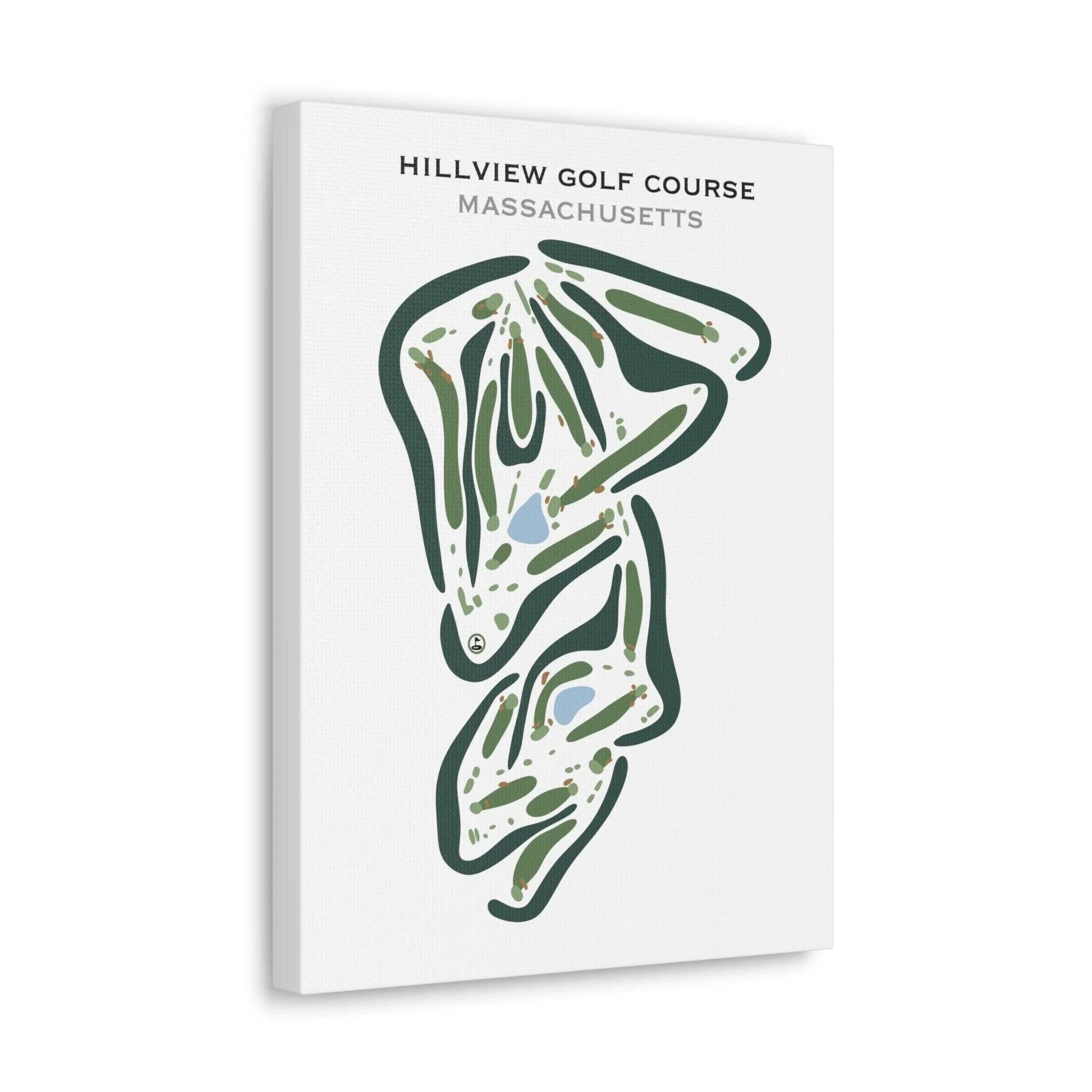 Hillview Golf Course, Massachusetts - Printed Golf Courses