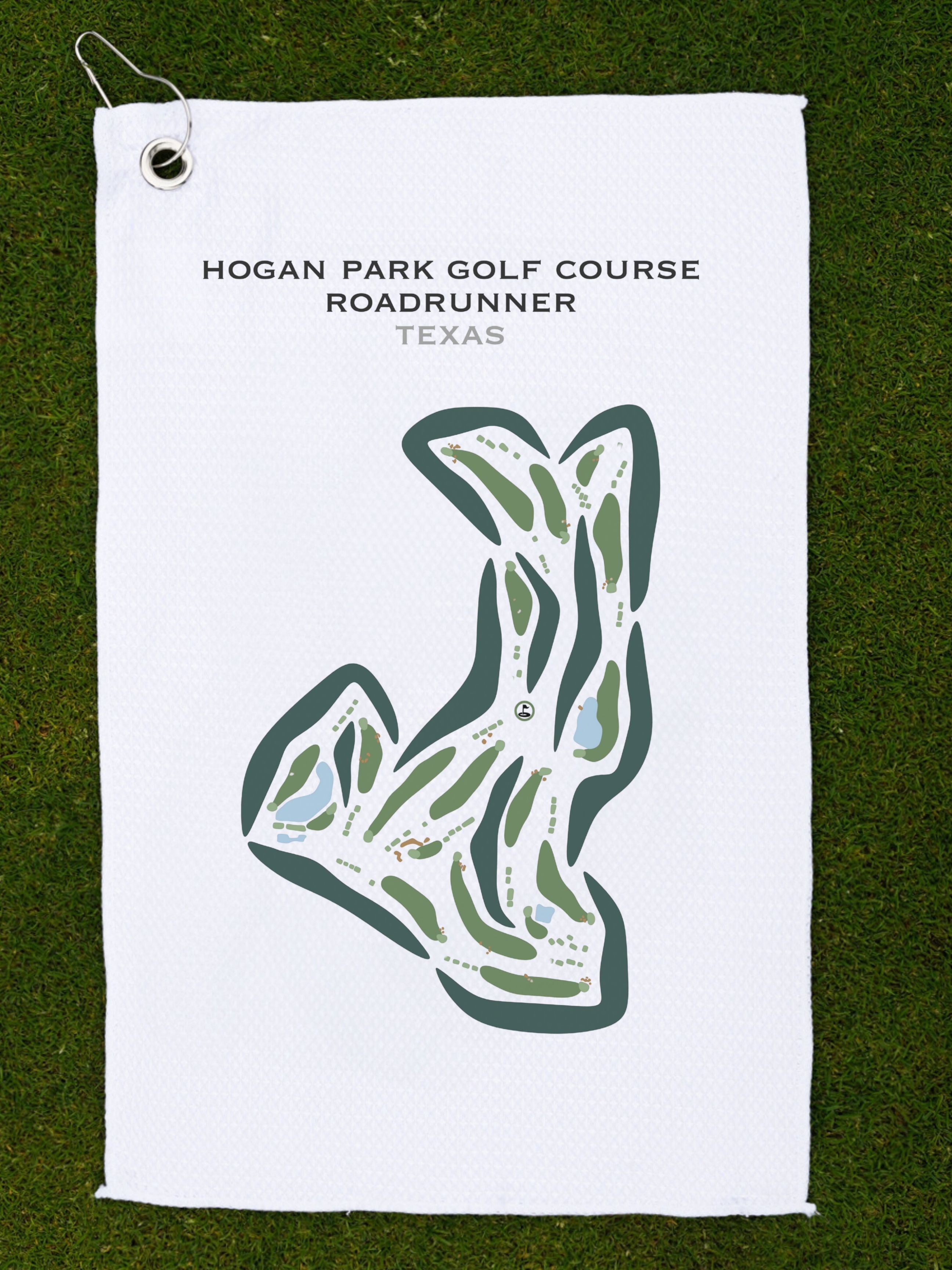 Hogan Park Golf Course, Roadrunner Course, Texas - Printed Golf Courses