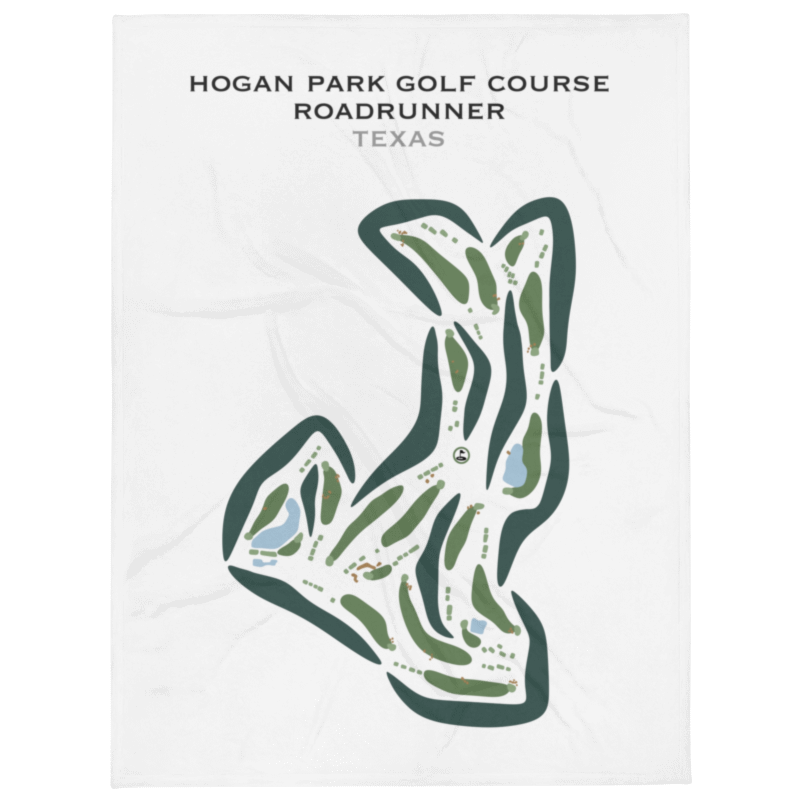 Hogan Park Golf Course, Roadrunner Course, Texas - Printed Golf Courses