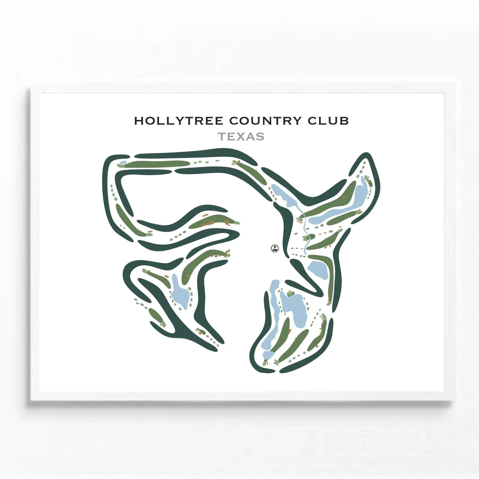 Hollytree Country Club, Texas - Printed Golf Courses
