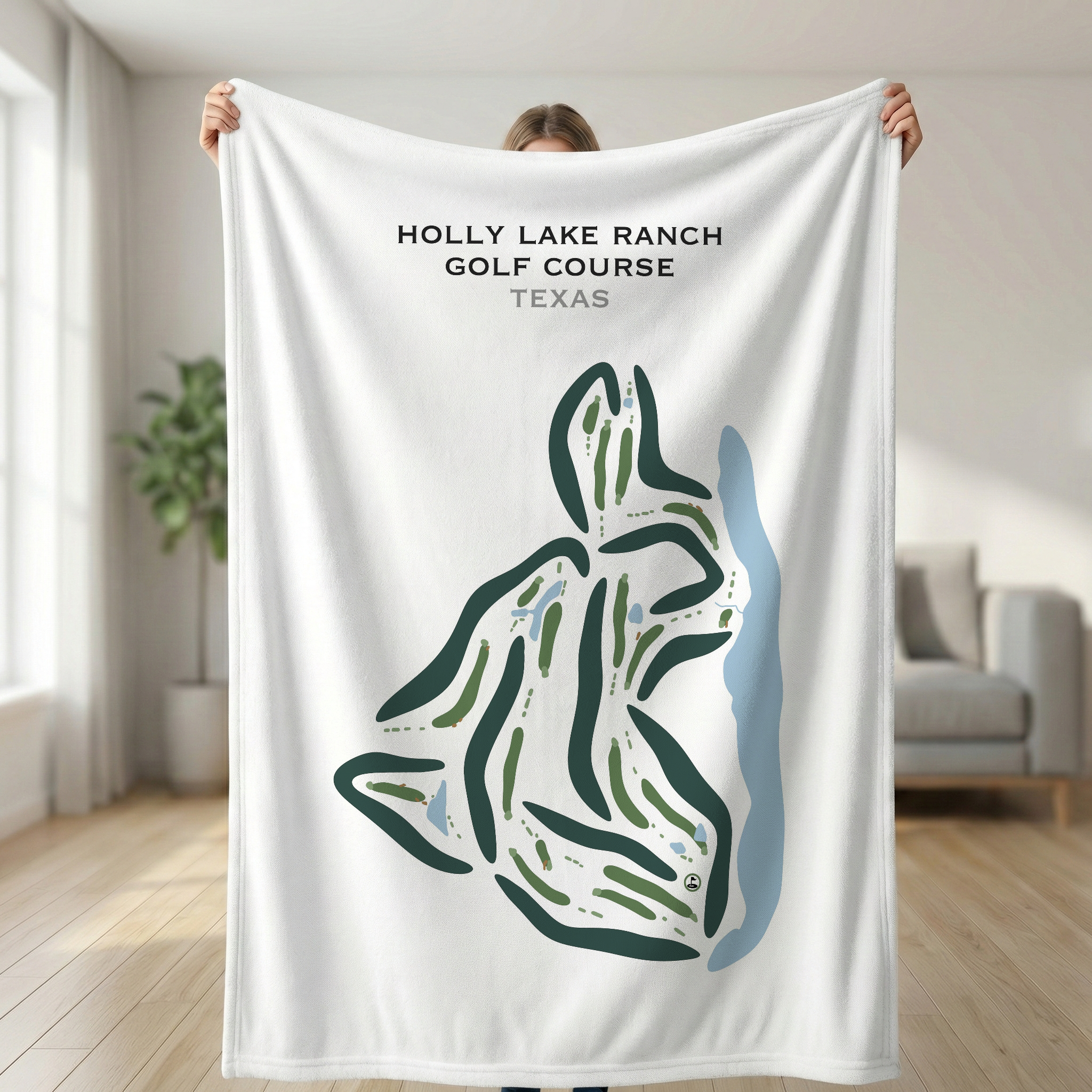 Holly Lake Ranch Golf Course, Texas - Printed Golf Courses