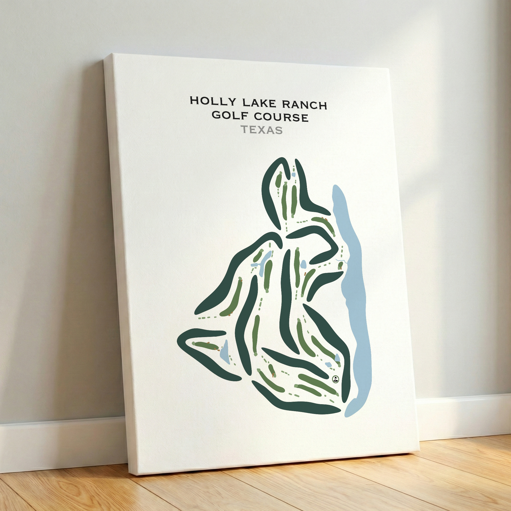 Holly Lake Ranch Golf Course, Texas - Printed Golf Courses